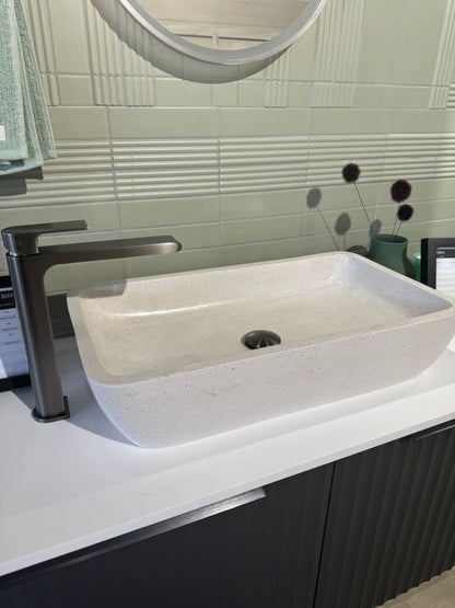 Eden Stone Display Basin - White/Cream