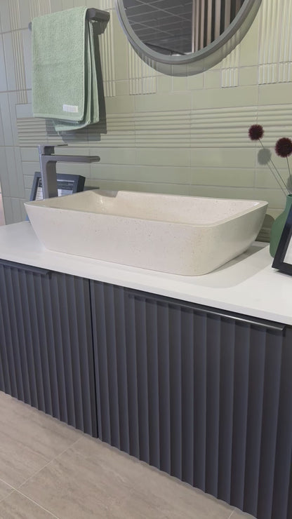 Eden Stone Display Basin - White/Cream